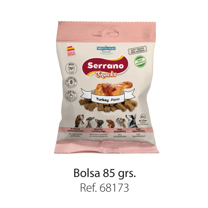 Serrano snacks de pavo