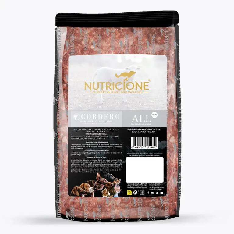 Solo carne Cordero - Nutricione