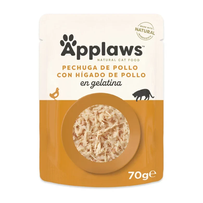 Applaws gato - Pollo con hígado en gelatina