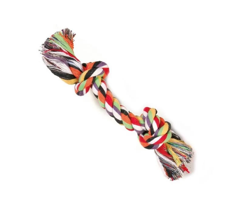 Cuerda mordedor con nudos 35cm