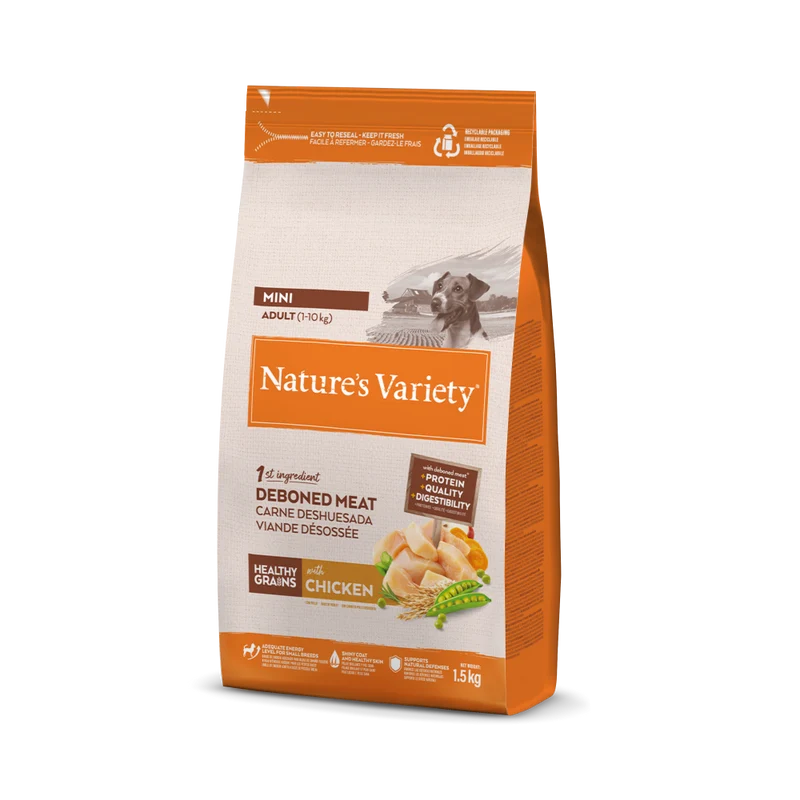 Nature’s Variety Original Mini Pienso con Pollo para Perros Pequeños – 1,5 kg