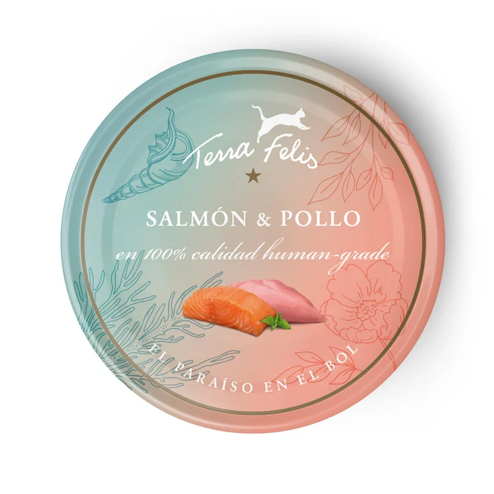 Terra Felis - Salmón Y Pollo (sin cereales)