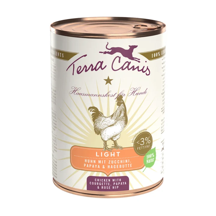 Terra Canis - Pollo con calabacín y papaya