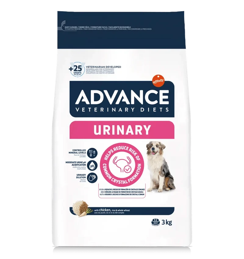 Advance Veterinary Diets Urinary Pienso Dietético para Problemas Urinarios – 3 kg