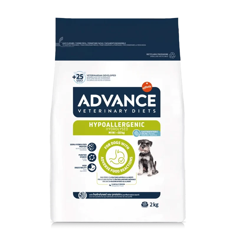 Advance Hypoallergenic Mini Pienso Hipoalergénico para Perros Pequeños – 2 kg