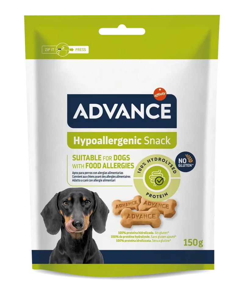 Advance Hypoallergenic Snack para Perros – Snacks Hipoalergénicos (150g)