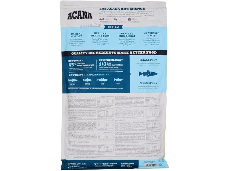 Acana Feline Adult Bountiful Alimento Seco Gatos 4,5Kg
