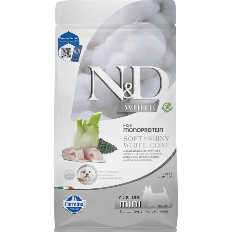 Farmina N&D White Perro Lubina Mini Saco 2Kg