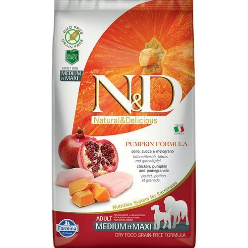 Farmina N&D Dog Pumpkin Medium Maxi Pollo Alimento Seco 12kg