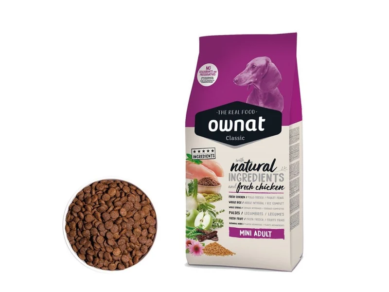 Ownat Classic Canine Mini Pienso para Perros Adultos 4Kg