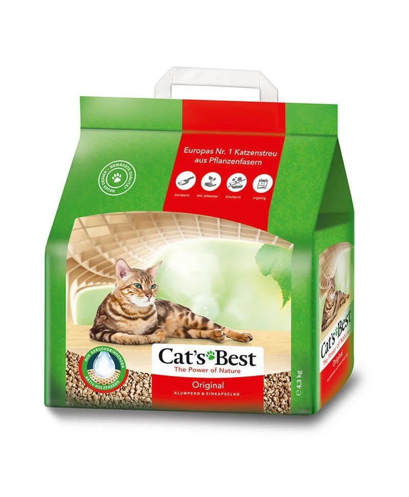 Cat'S Best Original Lecho Vegetal para Gatos 4.3kg