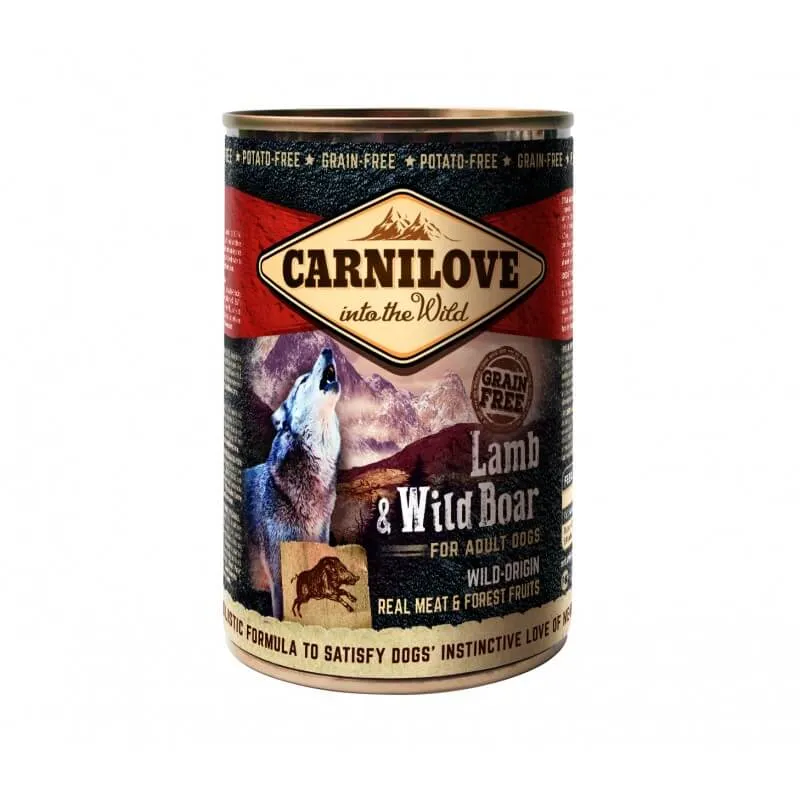 Carnilove Cordero y Jabalí Comida para Perros Adultos 6x400gr
