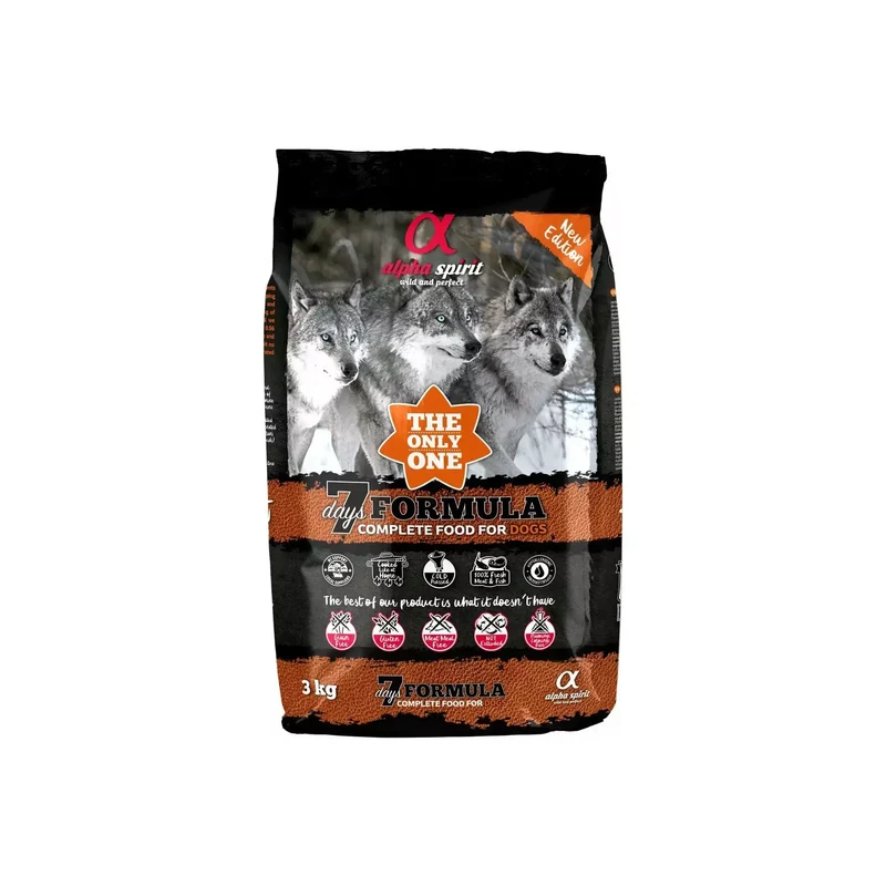 Alpha Spirit 7 Days Alimento Seco para Perros 3Kg