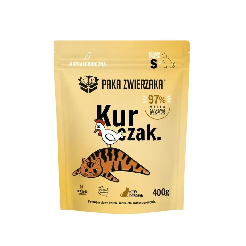 Cat food Paka Zwierzaka Chicken 400 g