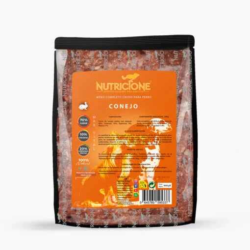 Menú modelo presa Conejo - Nutricione