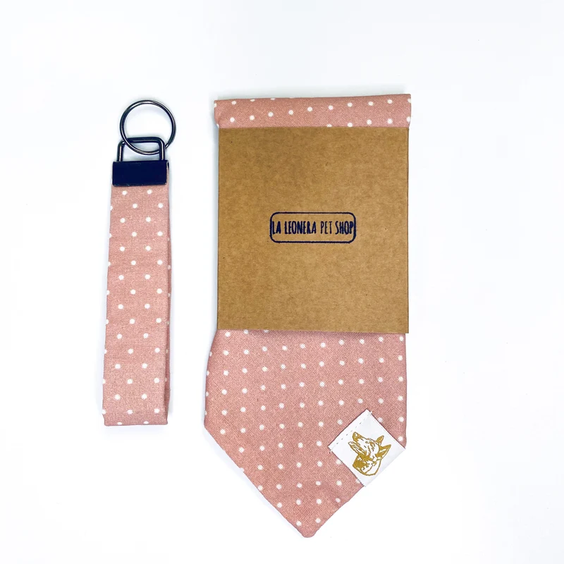 Pack Bandana + llavero Polka - La Leonera
