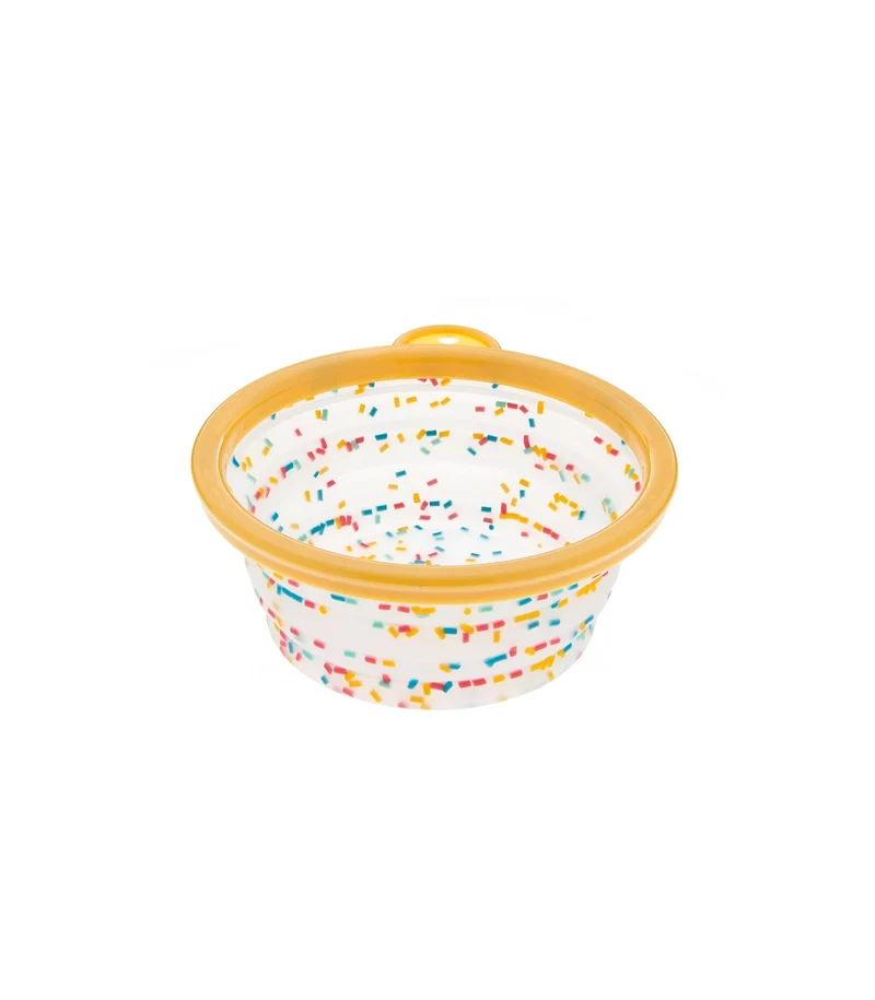 Cuenco plegable confeti