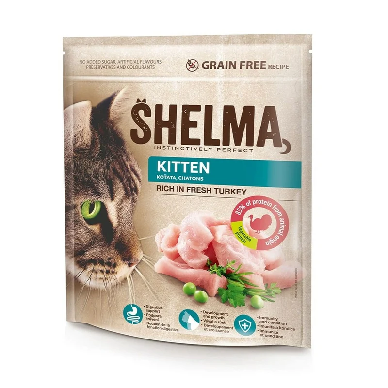 Cat food Shelma Turkey 750 g