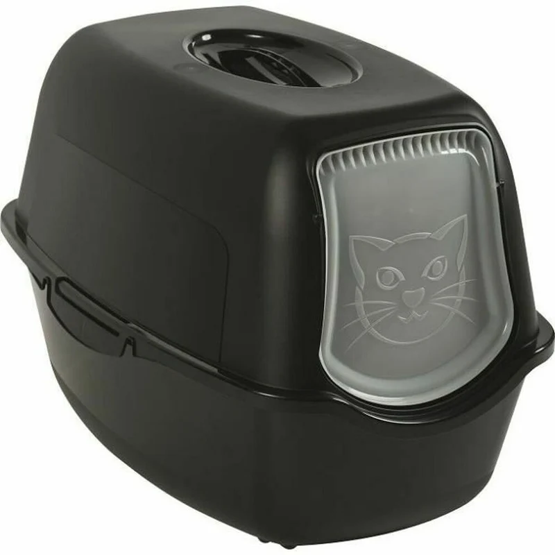 Cat Litter Box Rotho 4004590000 Black Plastic