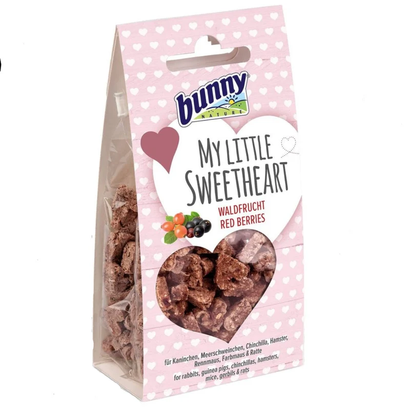 Bunny My Little Sweetheart Frutos Rojos Snack Corazón 8 ud