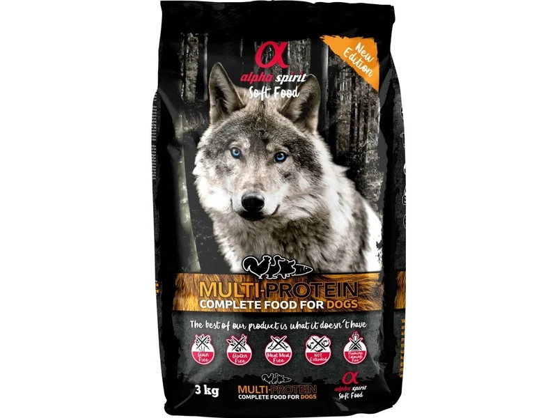 Alpha Spirit Canine Multiproteico Semihumedo 3Kg