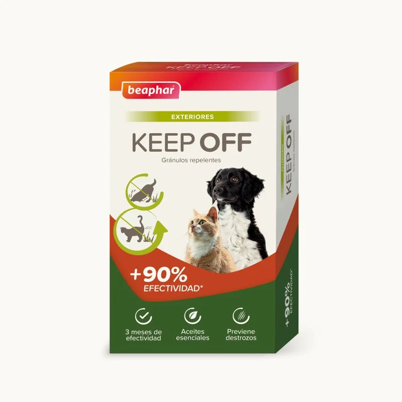 Beaphar Keep Off Gránulos Repelentes Exteriores 2x200g