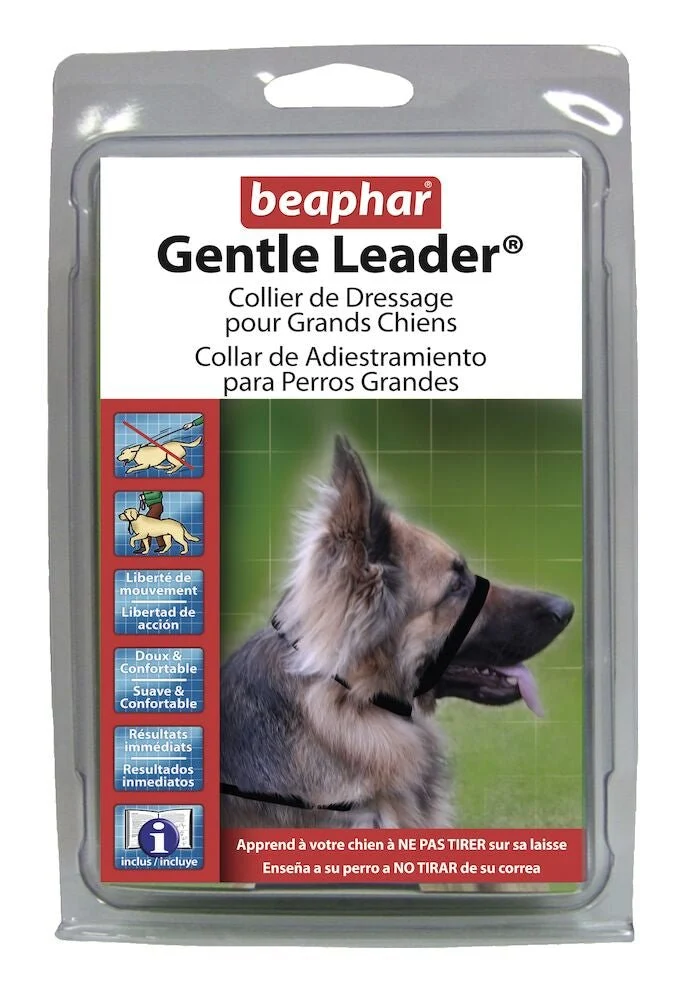 Beaphar Gentle Leader Collar Perro Grande Negro 1 ud