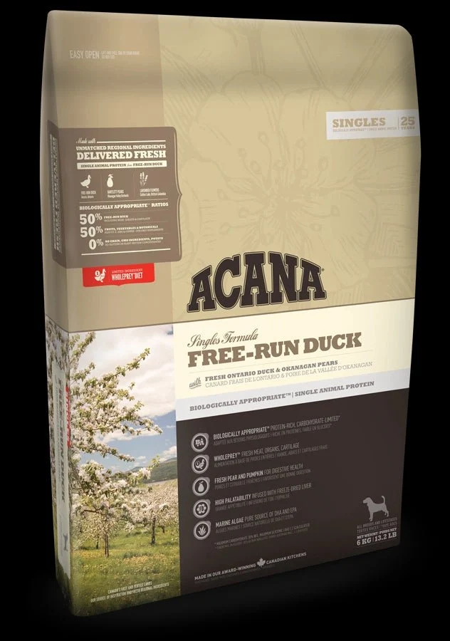 Acana Canine Adult Free Run Pato Alimento Seco 11,4kg
