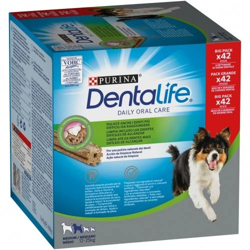 Purina Dentalife Canine Medium Snack Dental Pollo 966g