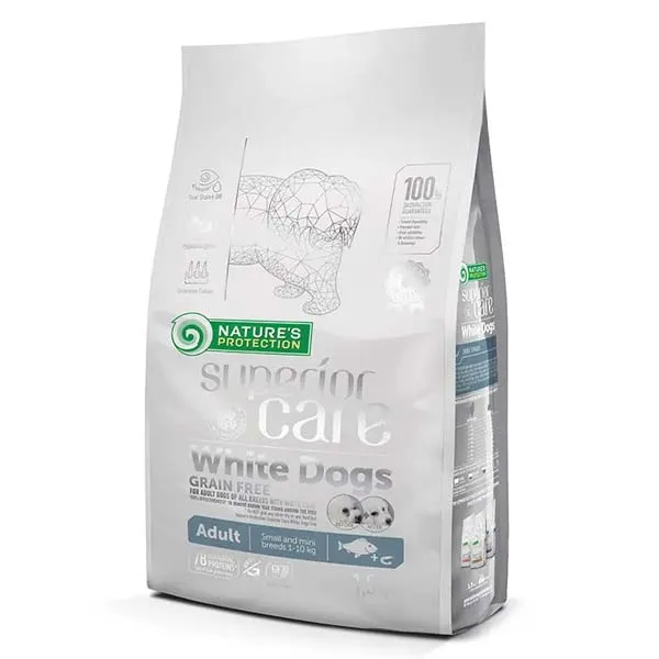 Natures Protection Sc White Dog Adult Pequeño Sin Granos Pescado 1,5Kg