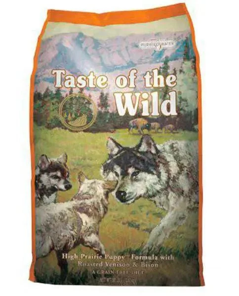 Taste Canine Puppy High Prairie Bisonte Comida Seca 12,2kg
