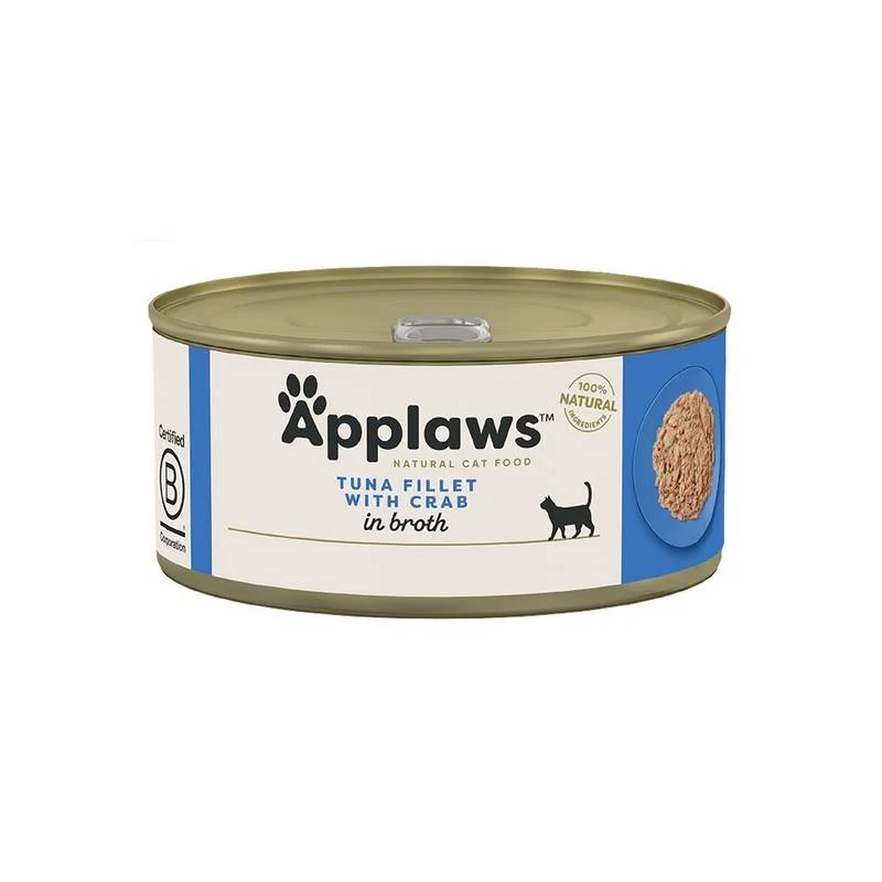 Applaws Tarrina Atún y Cangrejo Comida Húmeda para Gatos 60g