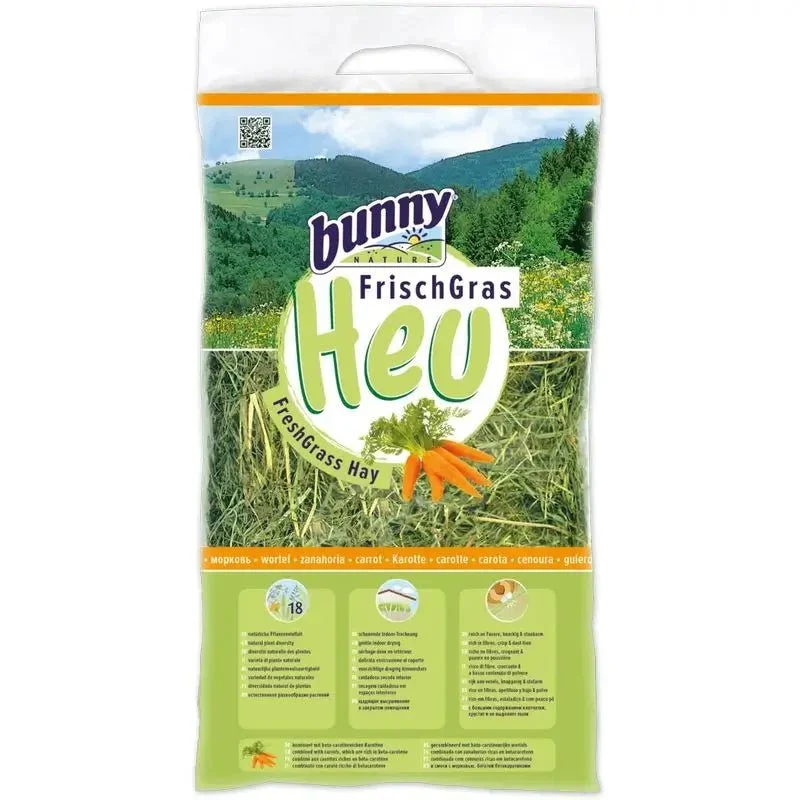 Bunny Heno Fresco Zanahoria 500g