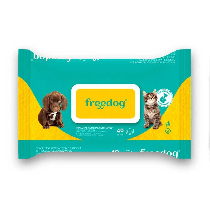 Freedog Toallitas Higiénicas Mango 40 ud