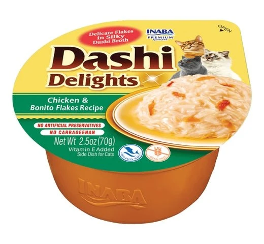 Churu Dashi Delights Alimento Húmedo Pollo y Bonito 6x70g