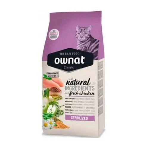 Ownat Classic Feline Adult Sterilized Pienso Seco para Gatos 15Kg