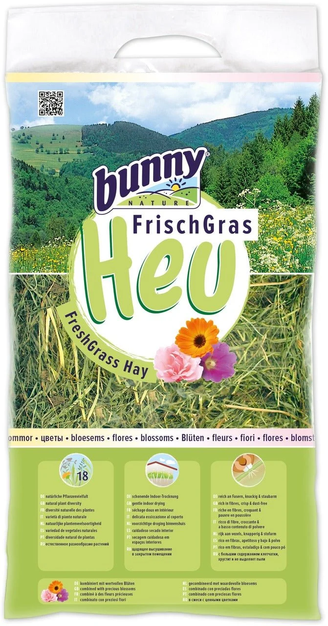 Bunny Heno Fresco Flores 500g