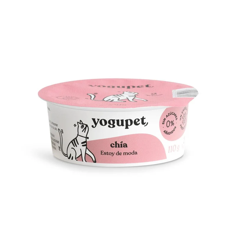 Yogupet Yogurt Clásico Gato Chía 4x110g