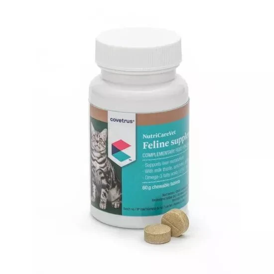Covetrus Nutricarevet Suplemento Hepático Felino Tabletas 30 ud