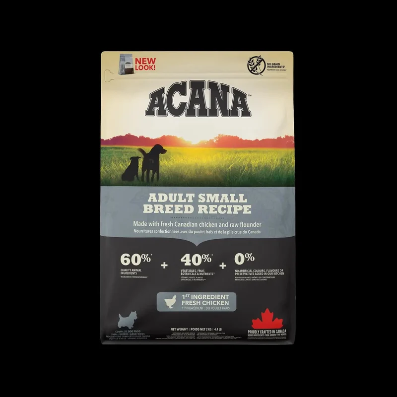 Acana Canine Adult Heritage Razas Pequeñas Comida para Perros 2kg