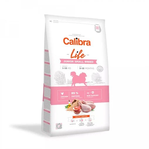 Calibra Dog Life Junior Small Breed Frango Piensos Seco 1.5kg