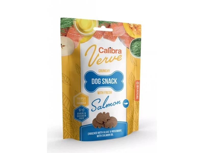Calibra Dog Verve Crunchy Snack Salmón Fresco 150g