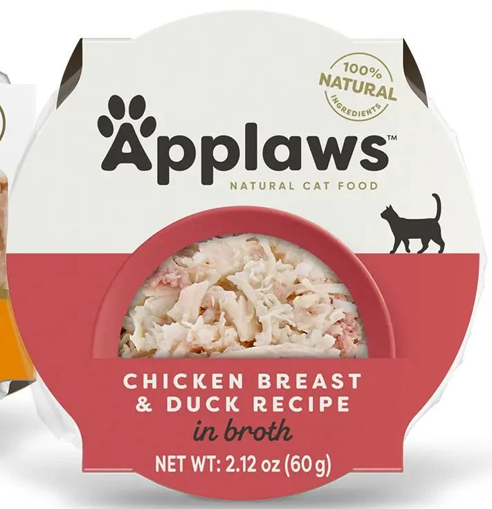 Applaws Pechuga Pollo y Pato Comida Húmeda 60g