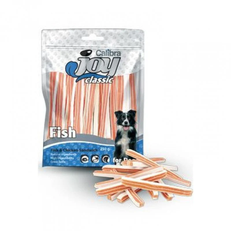 Calibra Joy Dog Classic Sandwich Pescado y Pollo Snack para Perros 250g