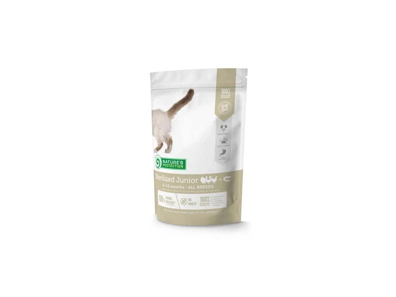 Natures Protection Detox Cat Esterilizado Junior Aves y Krill 400g
