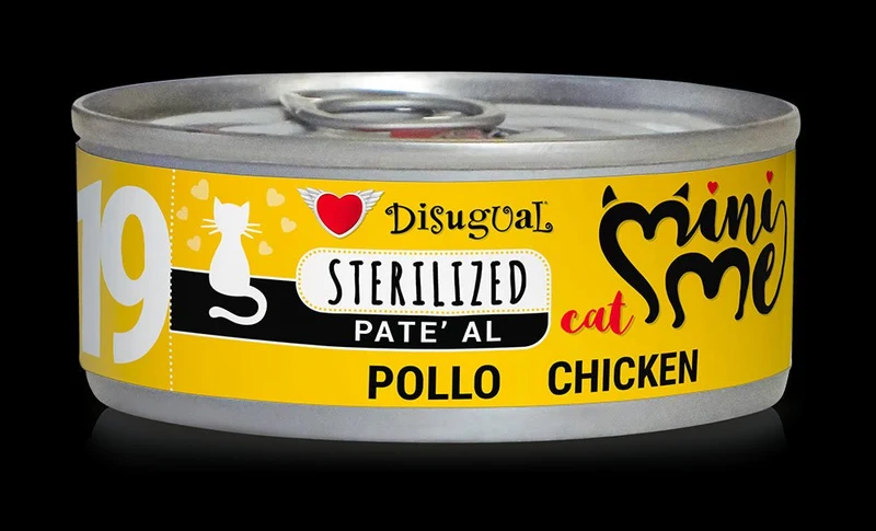 Disugual Mini-Me Pollo Pâté para Gatos Esterilizados 12x85g