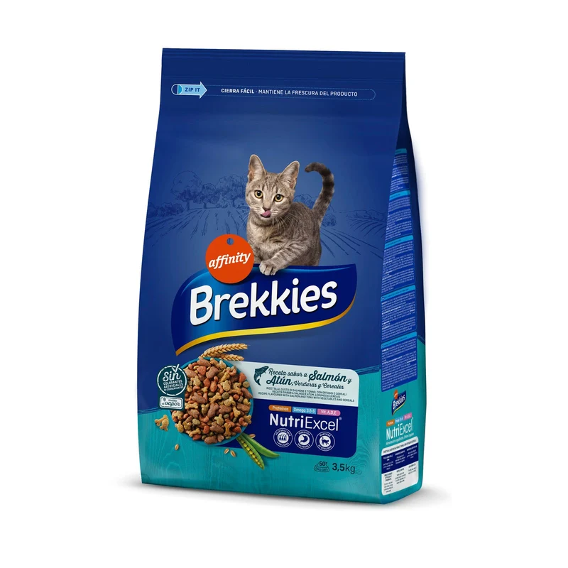 Affinity Brekkies Excel Alimento Seco Premium con Salmón 3,5Kg