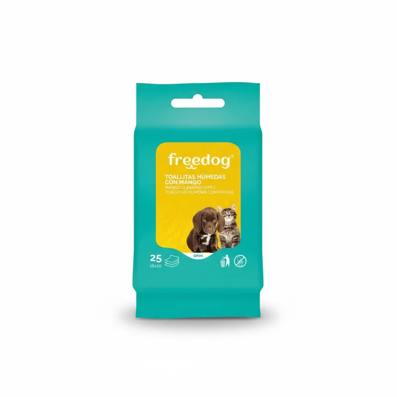 Freedog Toallitas Higiénicas Aroma Mango 25 ud