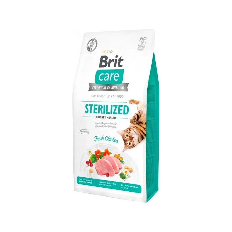Brit Care Cat Sterilized Urinary Health Pienso para Gatos 7Kg