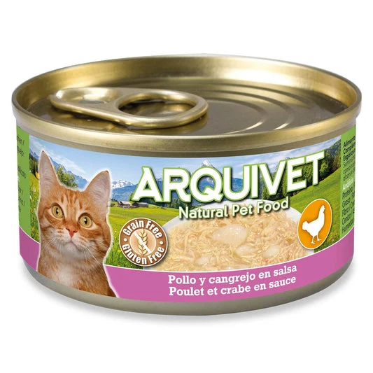 Arquivet Gato - Pollo con cangrejo en salsa